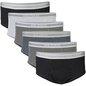 Gildan Men's Underwear Briefs, Multipack 6 PCS, Size Large