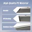 Rain Guards Window Visors for Cadillac XT6 2020-2026 Side Window Deflectors Vent Visors with Chrome Trim