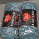 Red Heart Super Saver Jumbo Icelandic Yarn - 2 Pack of 283g/10oz - Acrylic - 4 Medium (Worsted) - 482 Yards - Knitting/Crochet
