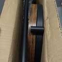 iDavosic.ly 3 Tier Corner Plant Stand Indoor, 34 Inch Tall Vertical Metal Flower Heavy Duty Pot Holder Shelf Outdoor for Patio Porch Living Room, Modern Black & Rustic Brown - Round