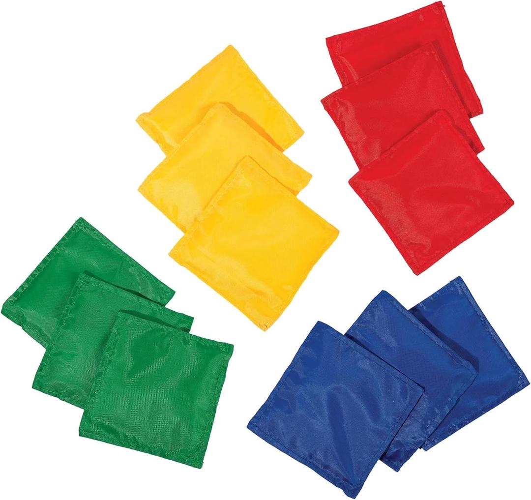 Franklin Sports 5" x 5" Nylon Bean Bags (Set of 12) 
