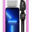 Temdan 2 Pcs Floating Waterproof Phone Pouch,[Up to 10" Large] Universal IPX8 Waterproof Cell Phone Dry Bag with Lanyard for iPhone 16 Pro Max/16E/15/14/13/12/11,Galaxy S25 Ultra/S24/S23 for Vacation