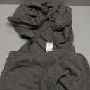 SHENHE Women's Y2k Outfits Shorts Set 2 Piece Button Up Long Sleeve Knit Shirt Mini Shorts Set (Medium, Grey)