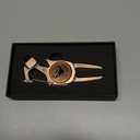 SWIFTEE Golf Divot Pitch Mark Repair Tool 7-in-1 - Club Holder, Brush, Clip Buckle, Groove Cleaner, Bottle Opener, Ball Marker, Divot Tool - Gift Box Included (Antique Copper)