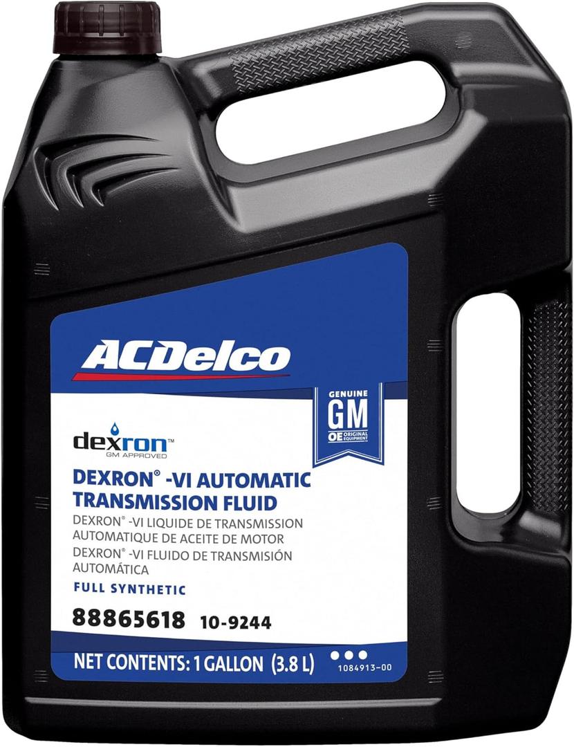 ACDelco GM Original Equipment 10-9244 (88865618) Dexron VI Full Synthetic Automatic Transmission Fluid - 1 gal
