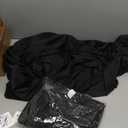 HolidayIdeas Cocktail Table Covers, 2 Pack - Fitted Stretch Spandex Square Corners Cocktail Tablecloths, High Top Table Cloths (Black, Fit for 30"-32" Diameter x 43" Height Tables)