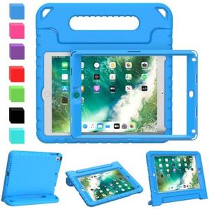 AVAWO Kids Case for iPad 9.7 2017/2018 & iPad Air 2 with Built-in Screen Protector - Light Weight Shock Proof Convertible Handle Stand Friendly Kids Cover for 9.7 iPad 5th & 6th Gen, Blue AVAWO Kids Case for iPad 9.7 2017/2018 & iPad Air 2 with Built-in Screen Protector - Light Weight Shock Proof Convertible Handle Stand Friendly Kids Cover for 9.7 iPad 5th & 6th Gen, Blue