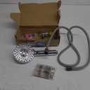 5-inch Filtered Handheld Shower Head with 10 Spray Modes - High Pressure, Magnetic Docking & Water Flow Control | Chrome Finish & 69 Stainless Steel Hose 2.5 GPM Flow Rate, Wall Mounted, Chrome