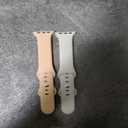 Sport Band Compatible with Apple Watch 44mm 45mm 46mm 40mm 42mm 38mm 41mm 49mm, Soft Silicone Replacement Strap for iWatch Series 11 10 9 8 7 6 5 4 3 2 1 SE3 SE2 SE Ultra (Watch Not Included)