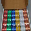 Tealight Candles Bulk Unscented in Colored Aluminum Cups Color Wax for Holiday, Party, Wedding and Home Decoration (Red|Green|Blue|Yellow|Orange|White 120pc)