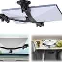 Foldable Starlink Mini Car Mount with Suction CupsQuick Release Sunroof/Moonroof Mount for Car, RV, Boat, Truck Glass (Black)