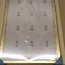 Wood 12x18 Frame Gold, Ornate Natural 18x12in Poster Picture Frame, Modern Golden 12 x 18inch Gallery Wall Photo Frame with HD Plexiglass, Horizontal Vertical Wall Mounting Display 1pcs