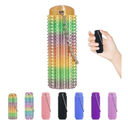 Rainbow Pendant Fidget Toys,Pain Stim Fidget Toy Reduce Stress for Adults,Anxiety Relief Pain Stim,Spiky Fidget Keychain for Anxiety Reduction,Sensory Toys,Novelty Gifts for Friends