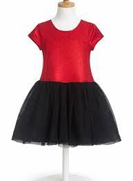 Disney Pippa & Julie Dress for Little Kids to Big Kids Red And Black Size 4