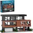 House Building Set Compatible with Lego Architecture Blocks Valentine Romance Films Fans House Creative Present for Adult Halloween Christmas (864 Pcs)