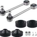 MR HELLO 2" Front & 1" Rear Lift Kit with End Links - Compatible with 07-18 Jeep Wrangler JK- Leveling Kit for Jeep JK Lift Kit Accessories