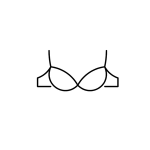 Black Sports Bra For Women Medium