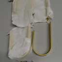 4 Pack Modern Curtain Holdbacks Curtain Tiebacks Wall Mount Solid Aluminum U Shaped Curtain Wall Hooks Curtain Pull Backs Curtain Holders Curtain Tie Backs for Curtain (4, Gold)