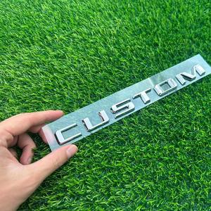 Rear Tailgate Emblem Nameplate 3D Letter Badge Replacement for 19-24 85144288 "Custom 1Pc (Chrome)