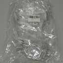 Clear Vinyl Round Fitted Tablecloth Elastic Edged Table Cloth Waterproof Oil-Proof Plastic Cover Best for 33" to 35" Round Table