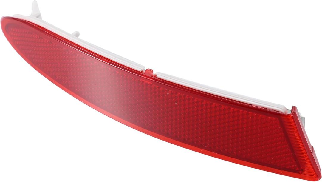 X AUTOHAUX Rear Left Bumper Reflector Light Cover for BMW X3 F25 2011-2014 63147217315 Red