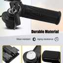 36V 6-Pin Electric Scooter Throttle Fit for Gotrax Flex Fit for Hoverfly Z5 Twist Accelerator Handle Grip with LCD Display, Switch and 2 Keys