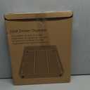 Amazon Basics Metal Mesh Desk Organizer with 6 Compartments, Anti-Slip Pen Holder Storage Tray for Office Supplies and Home, Black