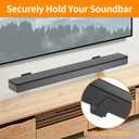 tiebutie Soundbar Wall Mount for Bose WB-300 SoundTouch 300 Sound Bar 300/500/550/600/700/900/950 Smart Ultra Bracket with Hardware Kit, Sound Bar Mount for Bose Soundbar Mounting Bracket Under TV