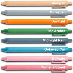 2 x Taylor Gifts Merch, Cute Taylor Gel Pens, Office Supplies for Music Fans, Taylor Birthday Party Favors for Music Fans