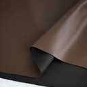VividMosaic Women's Y2K Black Leather Mini Skirt High Waisted Side Zipper Stretchy Faux PU Bodycon Short Skirts (Brown, L)