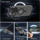 Innaght Magnetic for iPhone 15 Pro Max Case with Stand,Compatible with MagSafe,Rugged,Heavy Duty,Protective case Kickstand,[Built-in Invisible Stand],Black