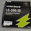 500 Watts MonoBlock Amplifier, Class D, 1 Ohm Stable Subwoofer Amplifiers for Car Audio Speakers