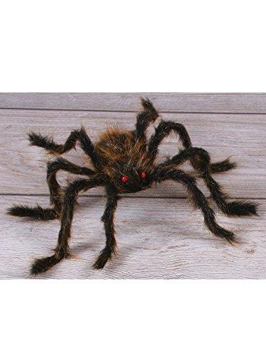 Fun World Posable Hairy Spider Black 30" 2 Pcs