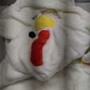 Snug Fit Unisex Adult Onesie Pajamas, Flannel Cosplay Animal One Piece Halloween Costume Sleepwear Homewear (Chicken, X-Large)