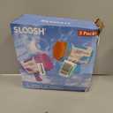 Sloosh 2 Packs 69 Holes Bubble Gun with Solution Refill for Toddlers, Kids, Rocket Shape Bubble Guns Toy for Outdoor, Summer Toy, Gifts, Party Favors,Wedding, Easter