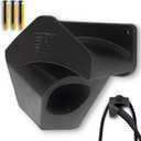 TriaFlat NACS Tesla Charger Wall Mount - Heavy-Duty Compact Cable Holder for Model Y/3/S/X Cybertruck Rivian Ford Hyundai Kia Chevrolet Nissan & NACS Compatible EVs (Right Side, Black)