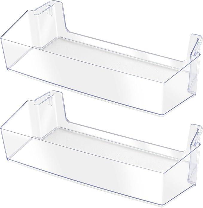 MIFLUS W11239961 W10900538 Door Bin Replacement,Refrigerator Door Shelf Compatible for WhirlPool Refrigerator Shelf Replaces 4591452 AP6333410 PS12578777 EAP12578777 Shelves 2Packs