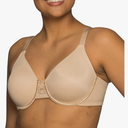 Vanity Fair Women's Beauty Back Smoothing Minimizer Bra, Minimizes Bust Line up to 1.5", Non Padded Cups up to H, Size 36DD