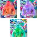 ORB Funkee Monkee MEGA 3 Pack - Funny, Stretchy, and Squishy Monkeys, Perfect to Squeeze for Stress Relief - Original Sensory / Fidget Collectible Toys for Kids and Adults