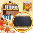 Spiareal 68.9 Feet Autumn Leaves Border Bulletin Board Border Flower Beach Sun Eucalyptus Paw Flag Hat Balloon Sailboat for Classroom Boards Wall Decor