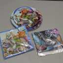 Zootopia2 Party Tableware, 20 Plates and 20 Napkins and Tablecloth 70.2'' x 42.1'' Zootopia Party Birthday Party Decorate Supplies
