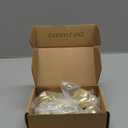 10 Pack Gold Cabinet Knobs, Round Drawer Knobs, Kitchen Drawer Dresser Hardware