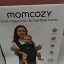 Momcozy Baby Carrier with Hip Seat, 2-in-1 Detachable Hands-Free Carrier for Long Walks, Forward-Facing Carry up to 44lbs, Breathable Infant Carrier, Fits Waists up to 45 Inches, AirMesh Pink