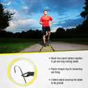 20ft Sports Agility Ladder for Men Women and Kids, Speed Youth Soccer Agility Training Equipment for Football, Exercise, Tennis, Legs Workout with Speed Parachute and Carry Bag
