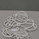 Christmas Neon Sign Waving Gingerbread Man Neon Sign for Wall Decor Led Gingerbread Christmas Decorations with Candy Cane Looks Like Waving Xmas Neon Light Up Signs for Window Bedroom Home Party