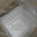 Buffet Risers, Food Display Risers for Party, White Acrylic Risers Display Stand for Buffet Table, Catering Displays for Dessert, Cube Box Nesting Riser with Hollow Bottoms (5"x6"x7"x8"x9"x10" 6 PCS)