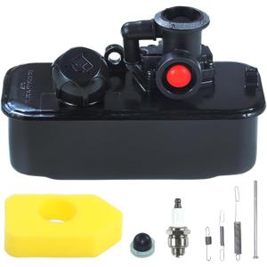 GELASKA 494406 Metal Fuel Tank with 795477 Carburetor 698369 694394 Primer Bulb Replace 498811, 699660, 794147, 794161, 795469 for 9J900, 9L900, 9S500, 9T500, 9T700, 9B900, 9C900, 10A902 Engines