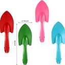 Honoson 4 Pieces 8 Inch Trowel Set Sand Shovels Metal Hand Shovel Colorful Spades Garden Tools for Beach Soil Planting Digging Gardening Transplanting