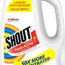 Shout Active Enzyme Laundry Stain Remover Spray for Clothes, Triple-Acting Formula Clings, Penetrates, and Lifts Tough & Everyday Stains - Prewash Refill 60oz (1.7L)