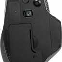 Targus Bluetrace Wireless Ergonomic Mouse, 2.4GHz Connection with USB and Laser Precision, 7 Functional Buttons, Black (AMW584GL)